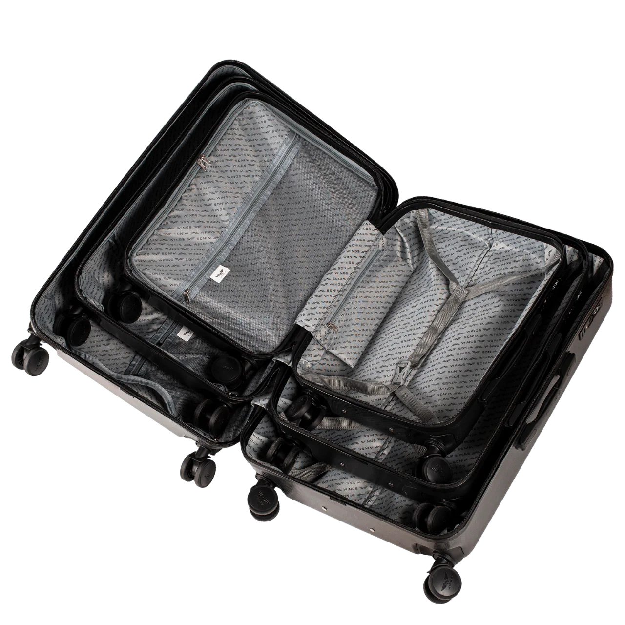 Walizka kabinowa Wings PC Golden Eagle 20" DARK GREY - Image 7