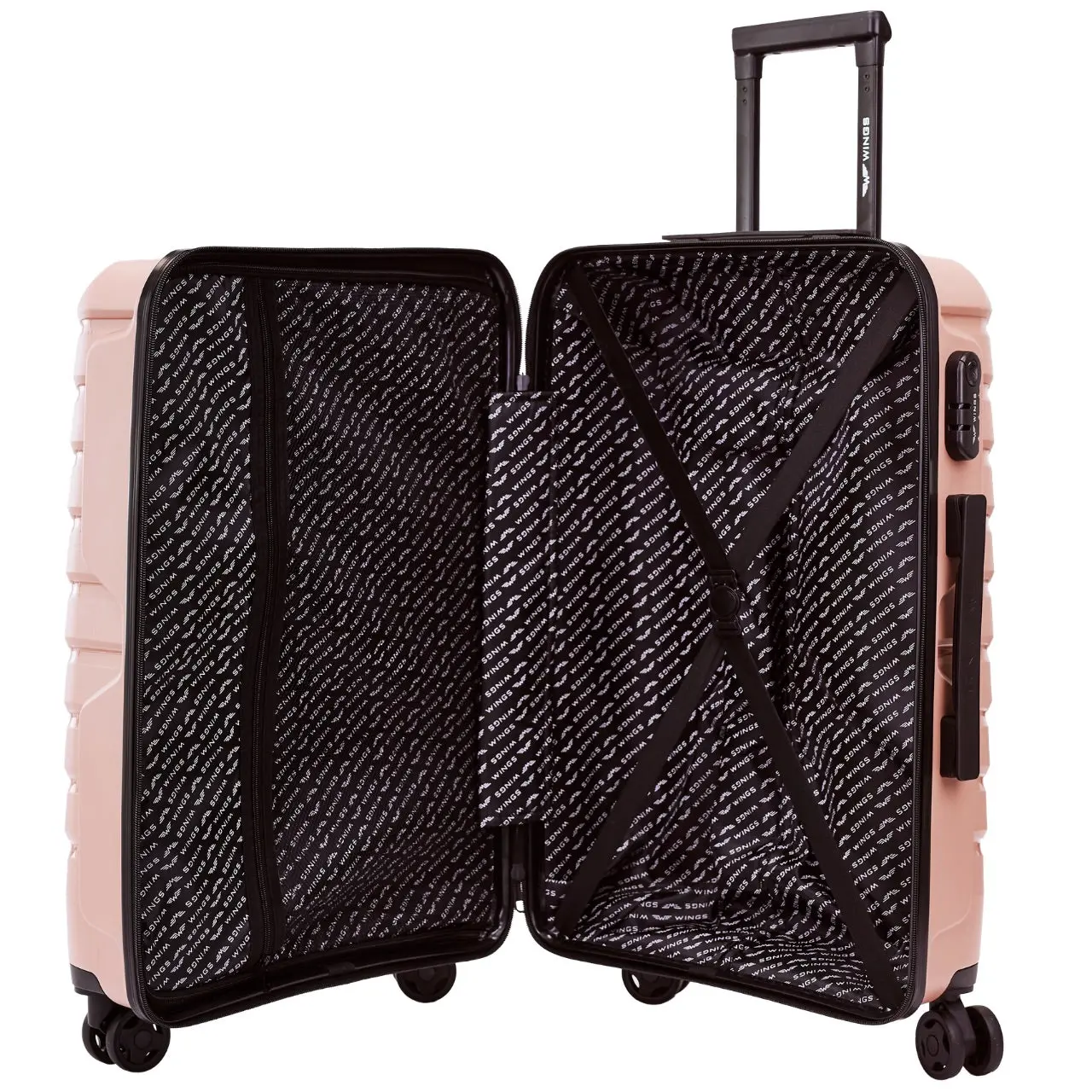 Walizka kabinowa Wings PHOENIX 2.0 polipropylen 20" ROSE GOLD - Image 12