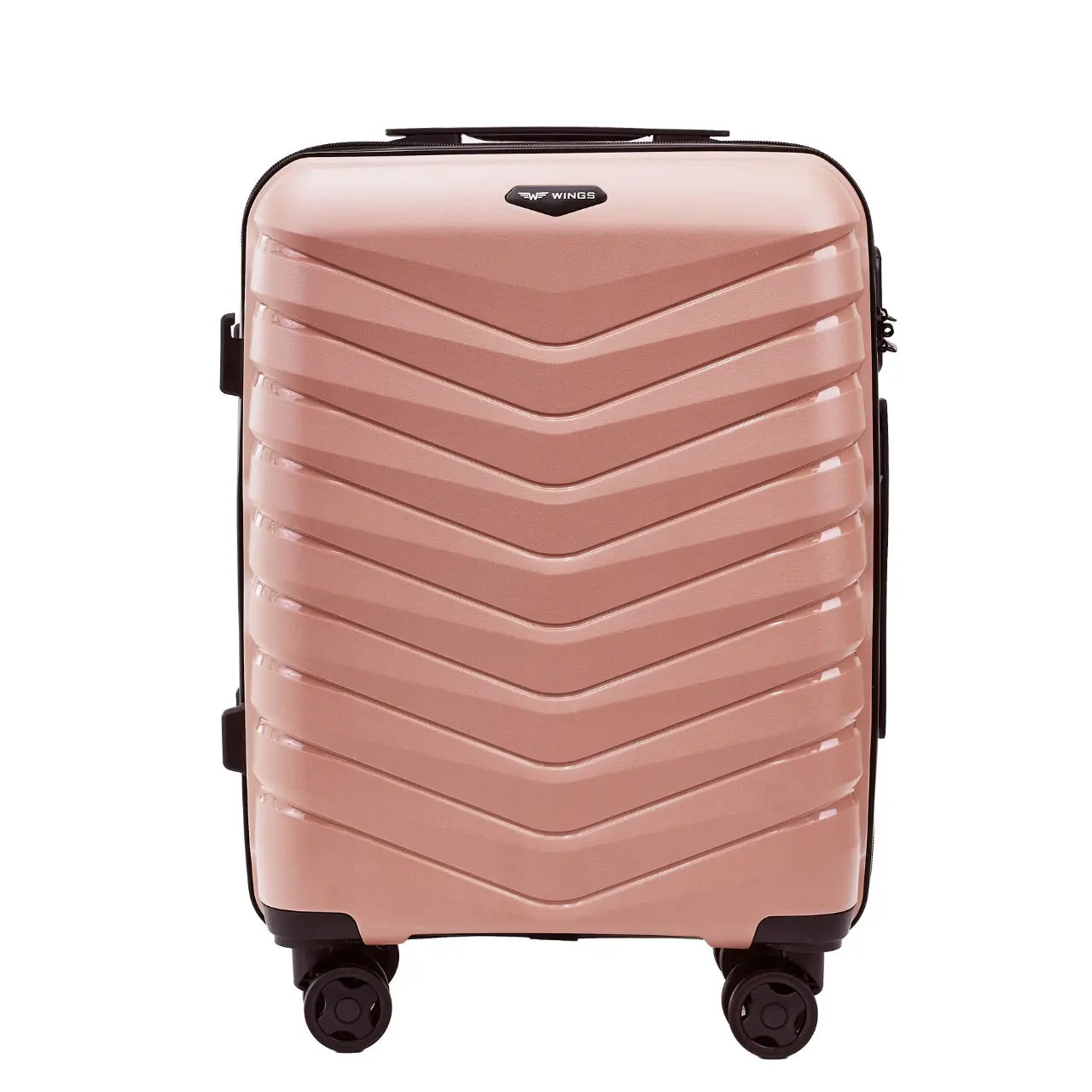 Walizka kabinowa Wings PHOENIX 2.0 polipropylen 20" ROSE GOLD - Image 4