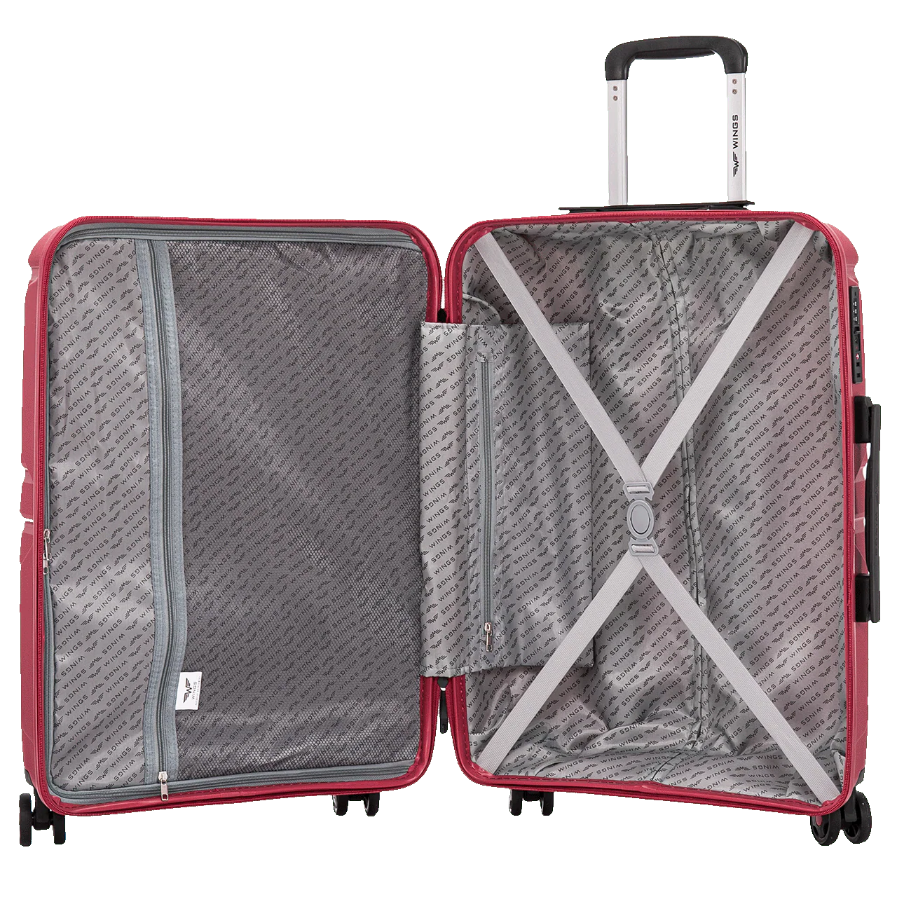 Walizka kabinowa Wings PHOENIX polipropylen 20" COFFEE - Image 14