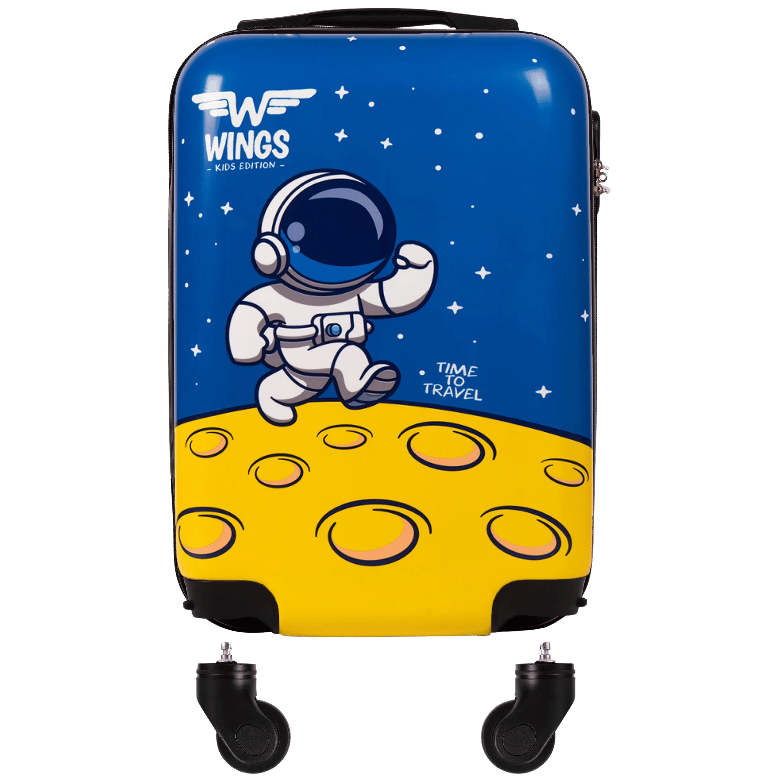 WALIZKA KIDS KABINOWA TWARDA WINGS BLUE ASTRONAUT XS 18" - Image 5