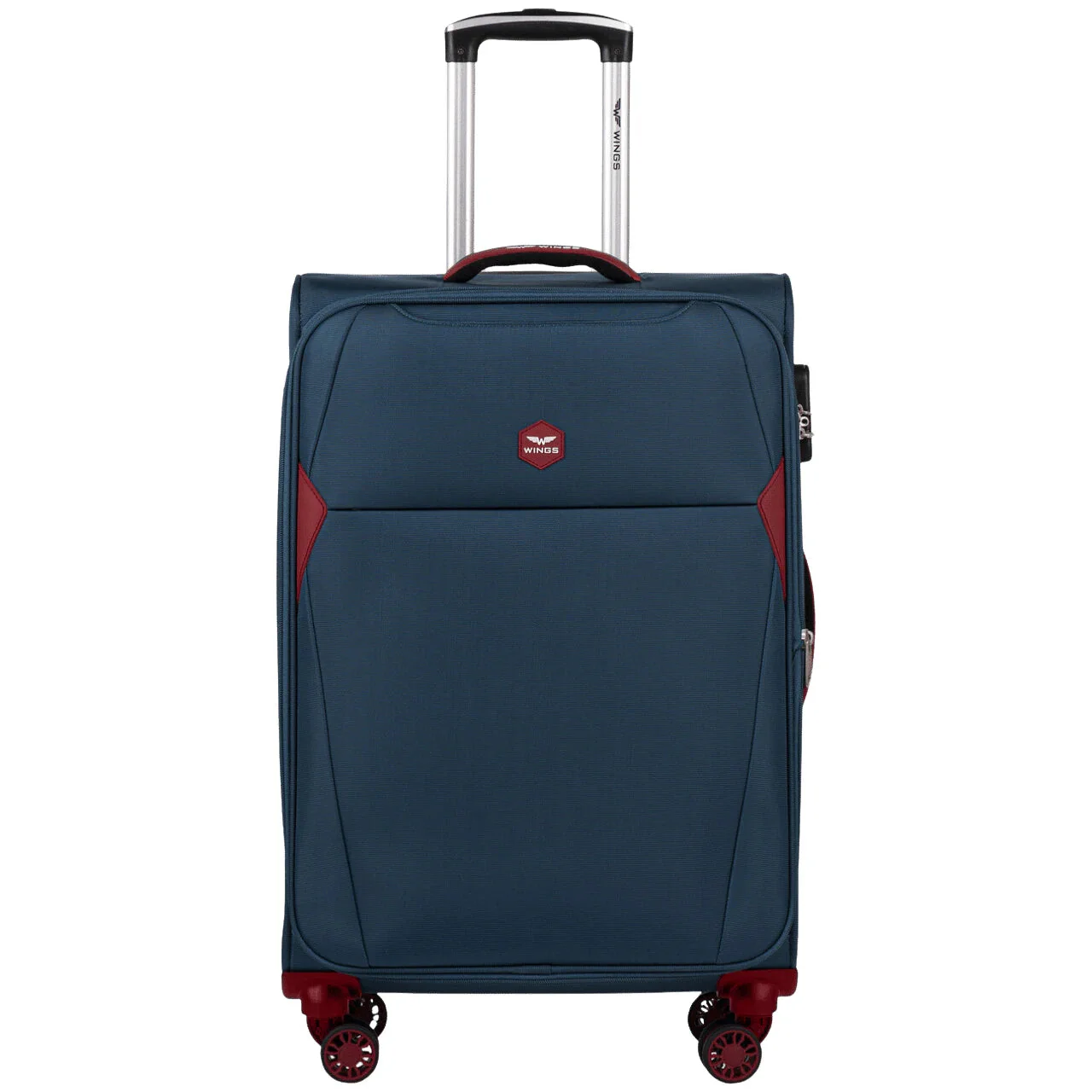 Walizka miękka średnia DIPPER Wings 24" BLUE - Image 3