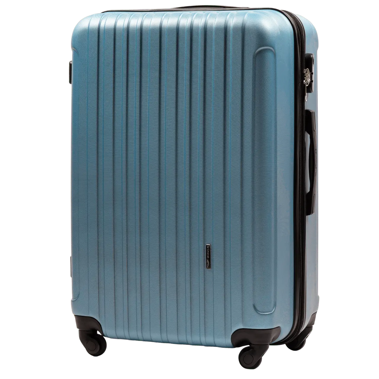 Walizka Podróżna DUŻA WINGS FLAMINGO 28'' SILVER BLUE