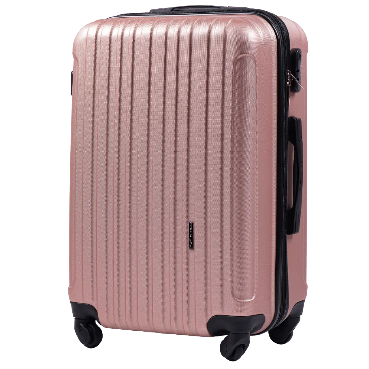 Walizka Podróżna ŚREDNIA WINGS FLAMINGO 24" ROSE GOLD