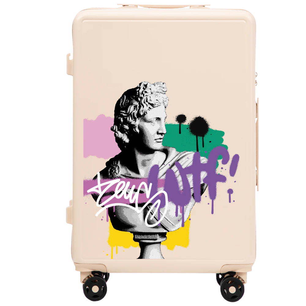 Walizka średnia Wings ABS+ 24" Customized DIRTY WHITE ZEUS - Image 2