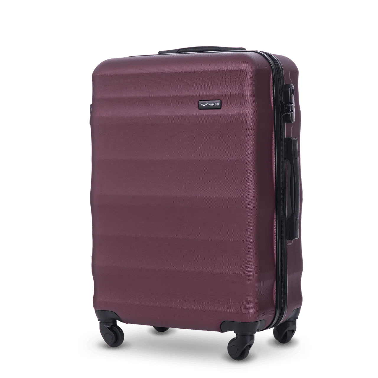 Walizka ŚREDNIA WINGS ABS+ VULTURE 24" Burgundy