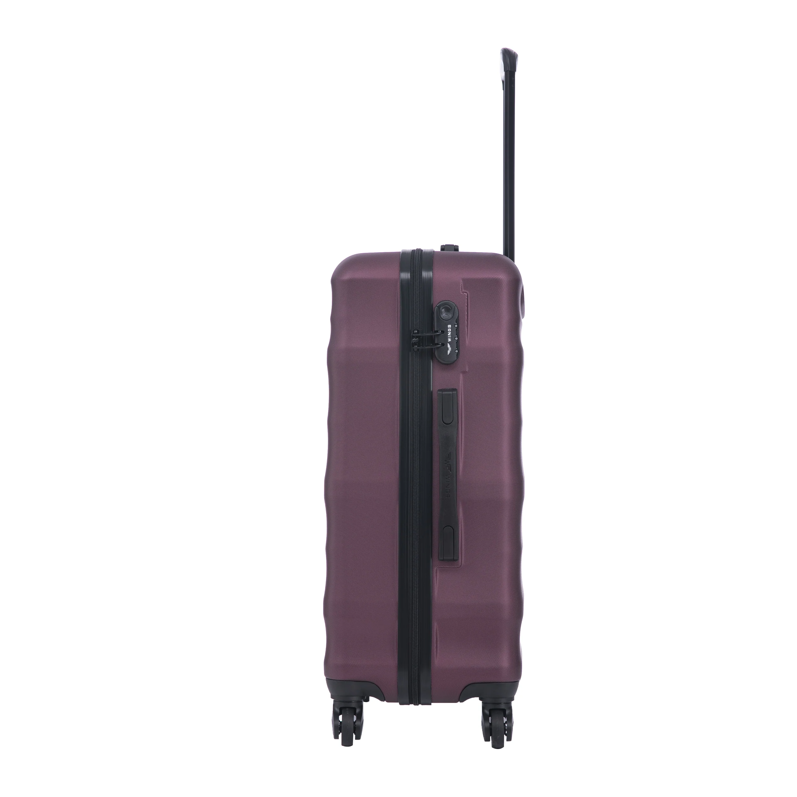 Walizka ŚREDNIA WINGS ABS+ VULTURE 24" Burgundy - Image 6