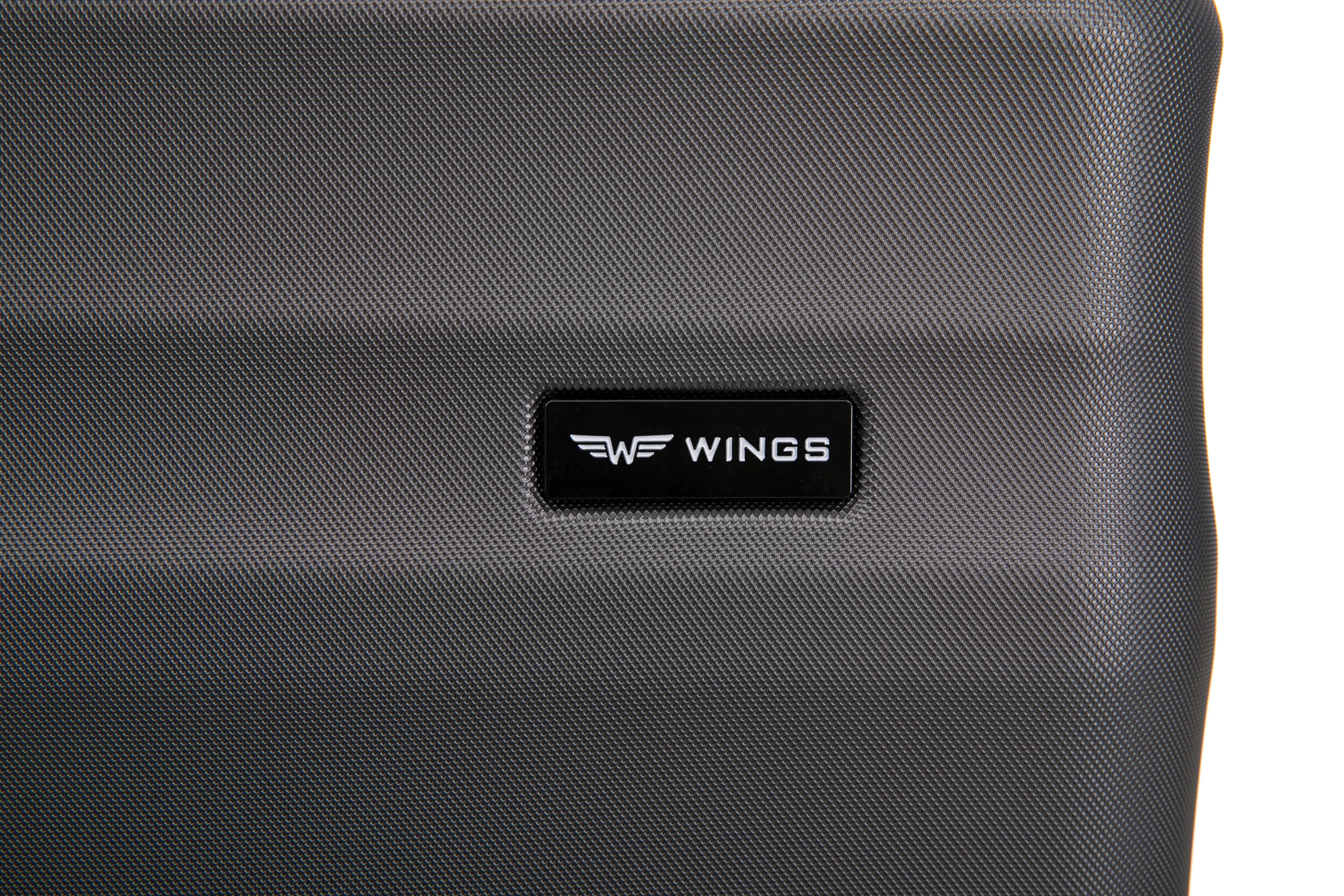 Walizka ŚREDNIA WINGS ABS+ VULTURE 24" Dark Grey - Image 11