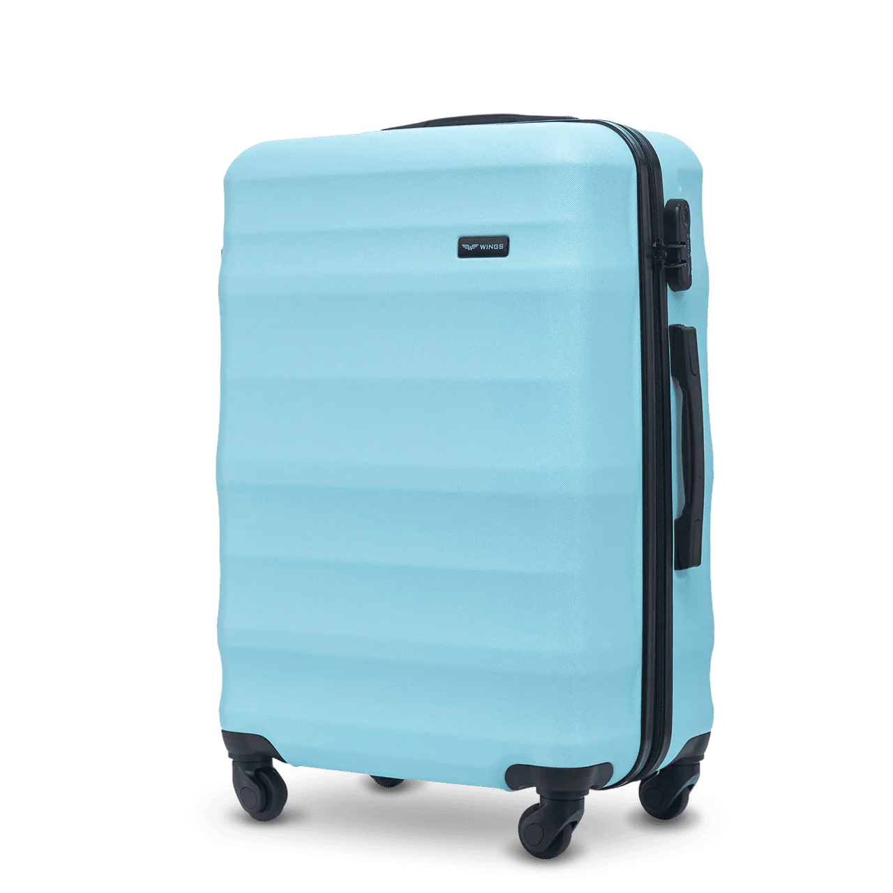 Walizka ŚREDNIA WINGS ABS+ VULTURE 24" Light Blue