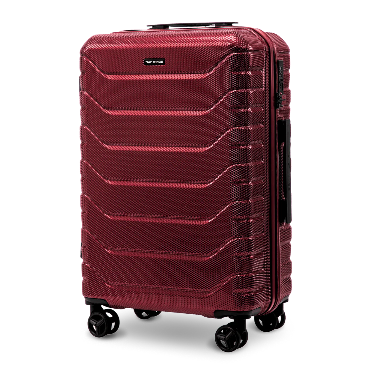 Walizka średnia Wings CRAKE 24" WINE RED