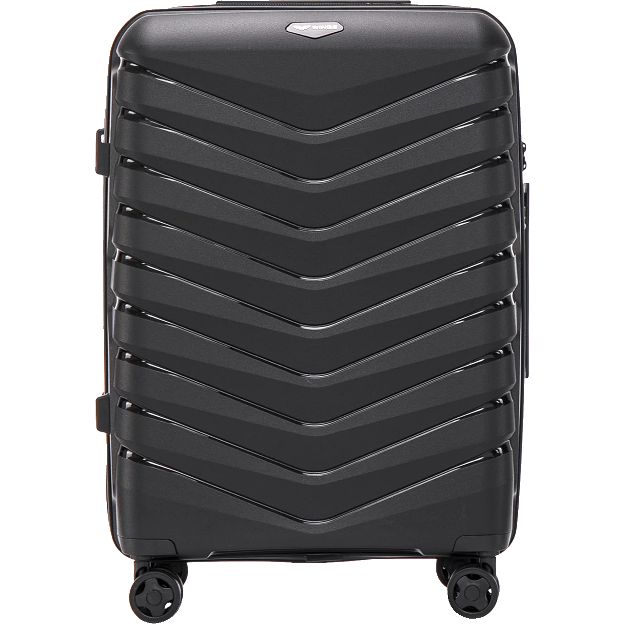 Walizka średnia Wings PHOENIX polipropylen 24" BLACK - Image 3