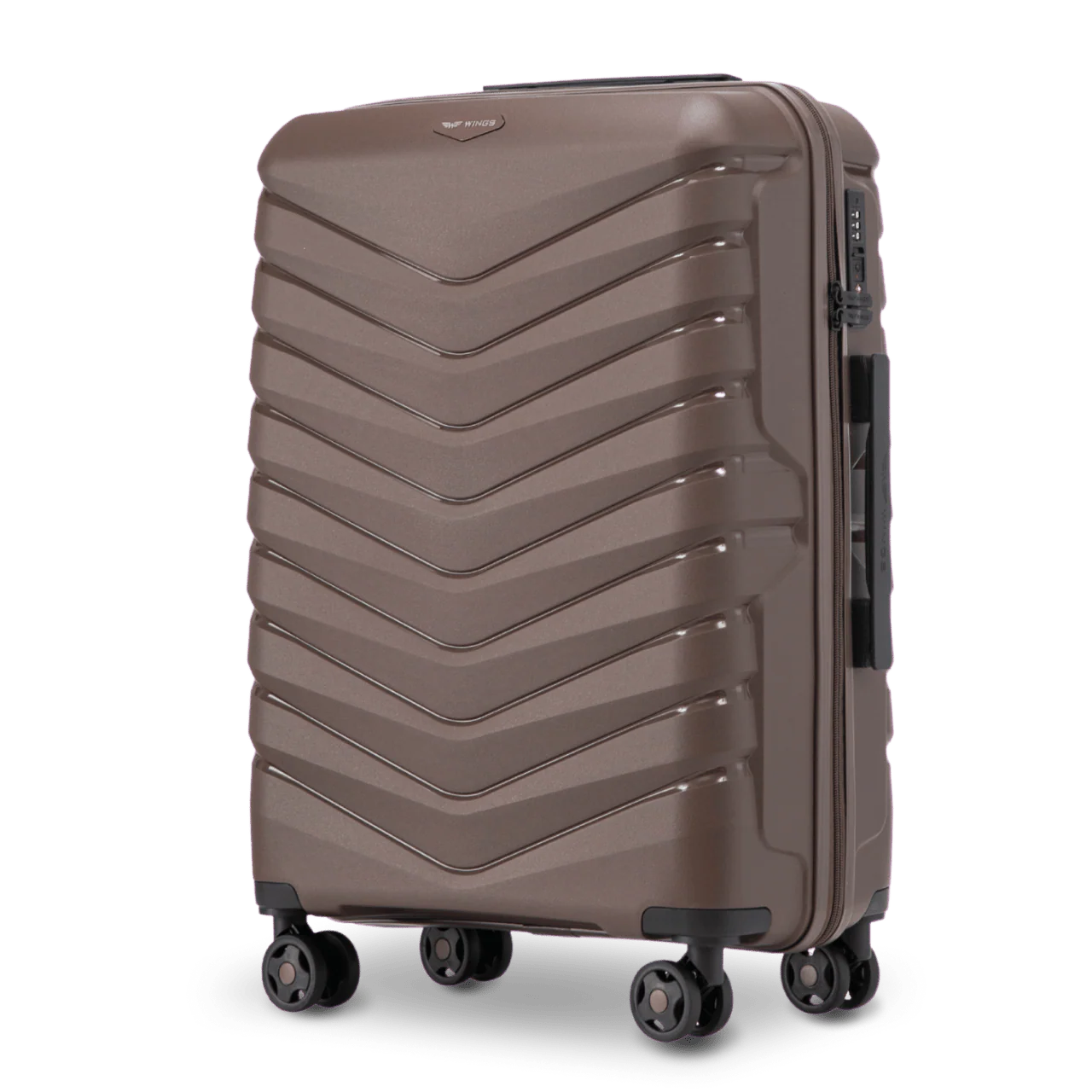 Walizka średnia Wings PHOENIX polipropylen 24" BROWN