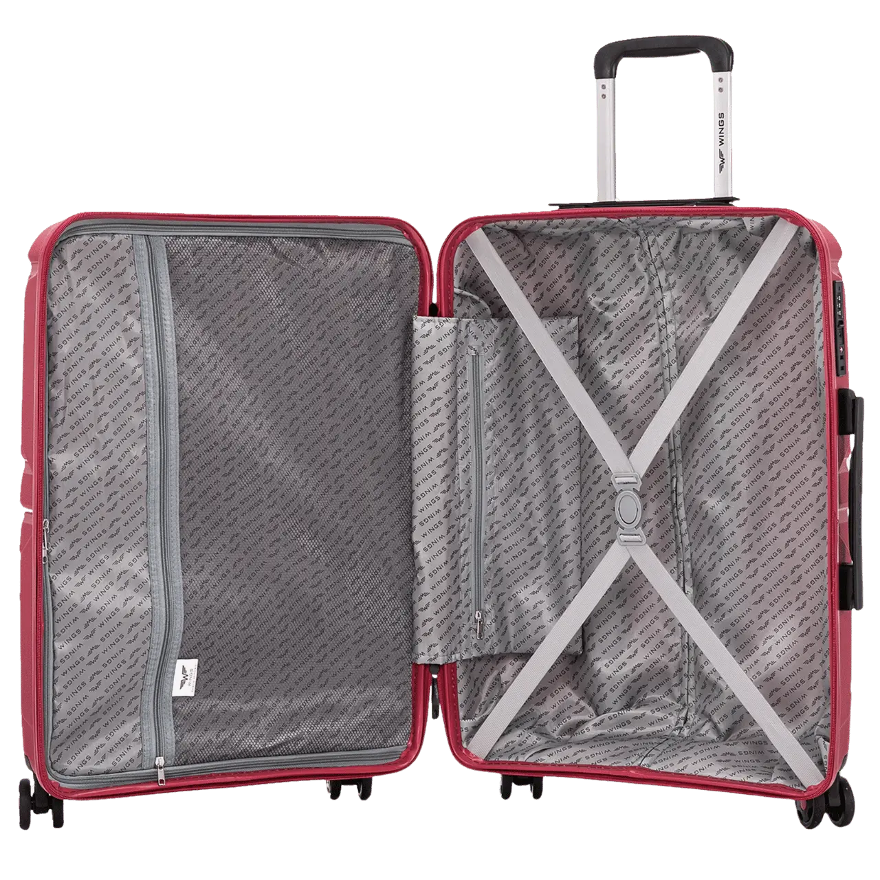 Walizka średnia Wings PHOENIX polipropylen 24" CHAMPAGNE - Image 13