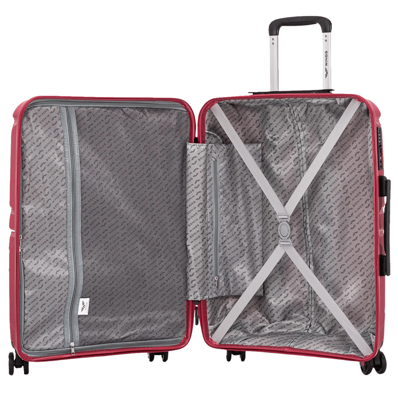 Walizka średnia Wings PHOENIX polipropylen 24" WHITE - Image 12