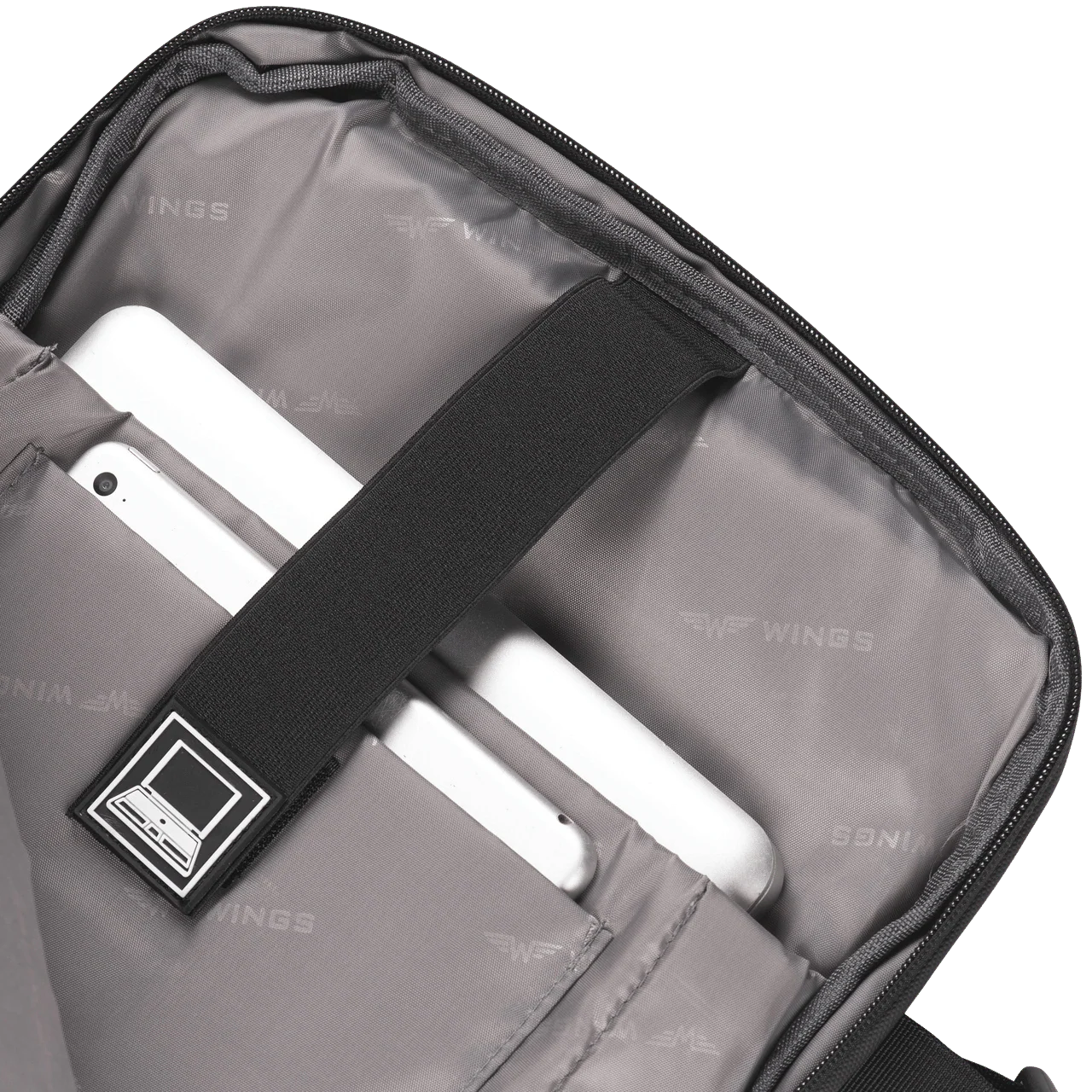 Wielofunkcyjny plecak z poszerzeniem VIREO 002 - BLACK - Image 11