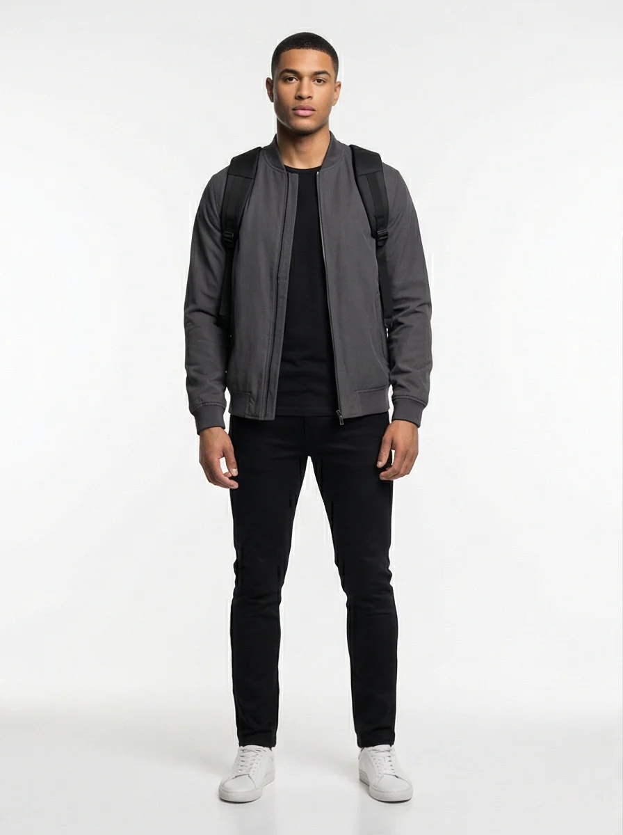 Wielofunkcyjny plecak z poszerzeniem VIREO 002 - BLACK - Image 13