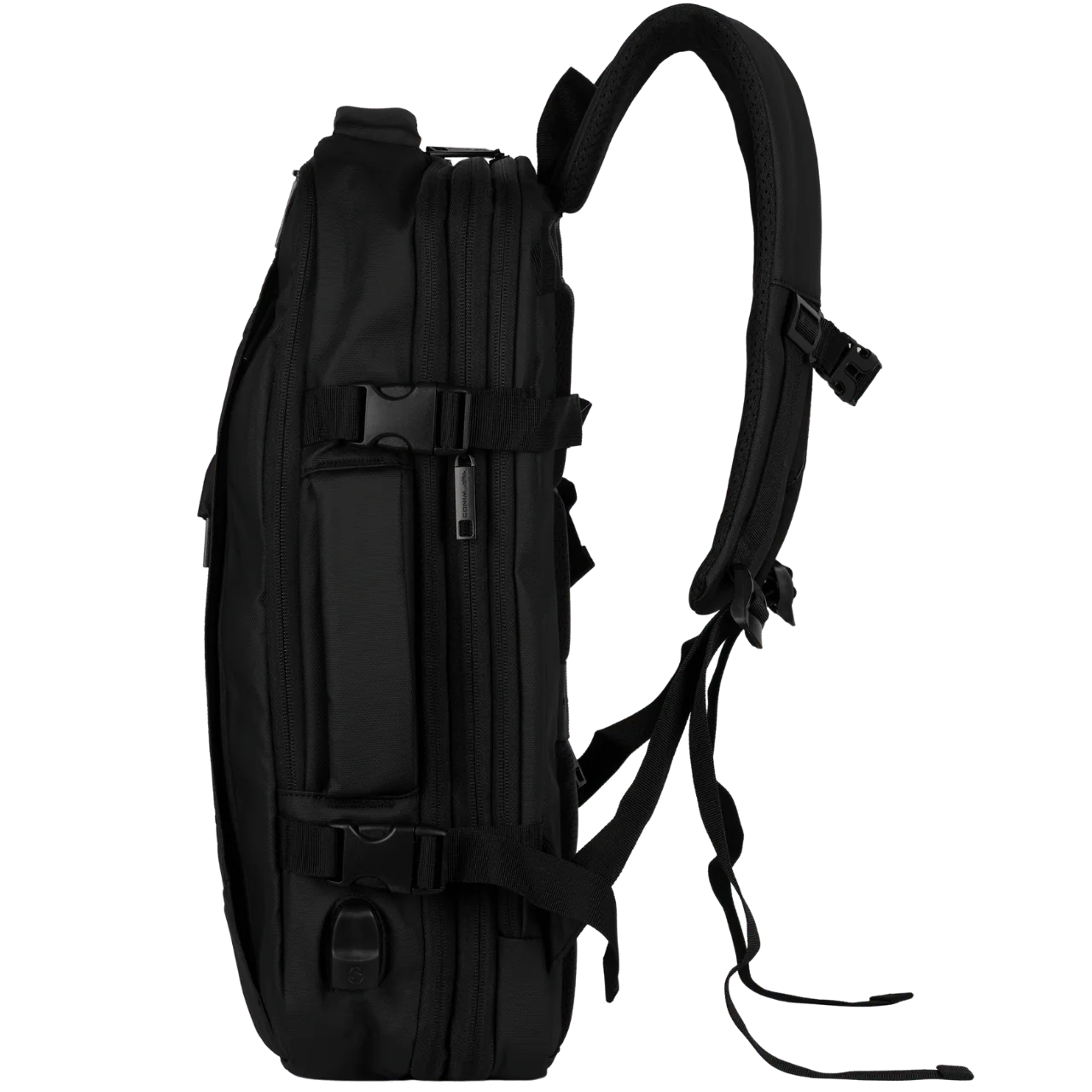 Wielofunkcyjny plecak z poszerzeniem VIREO 002 - BLACK - Image 7