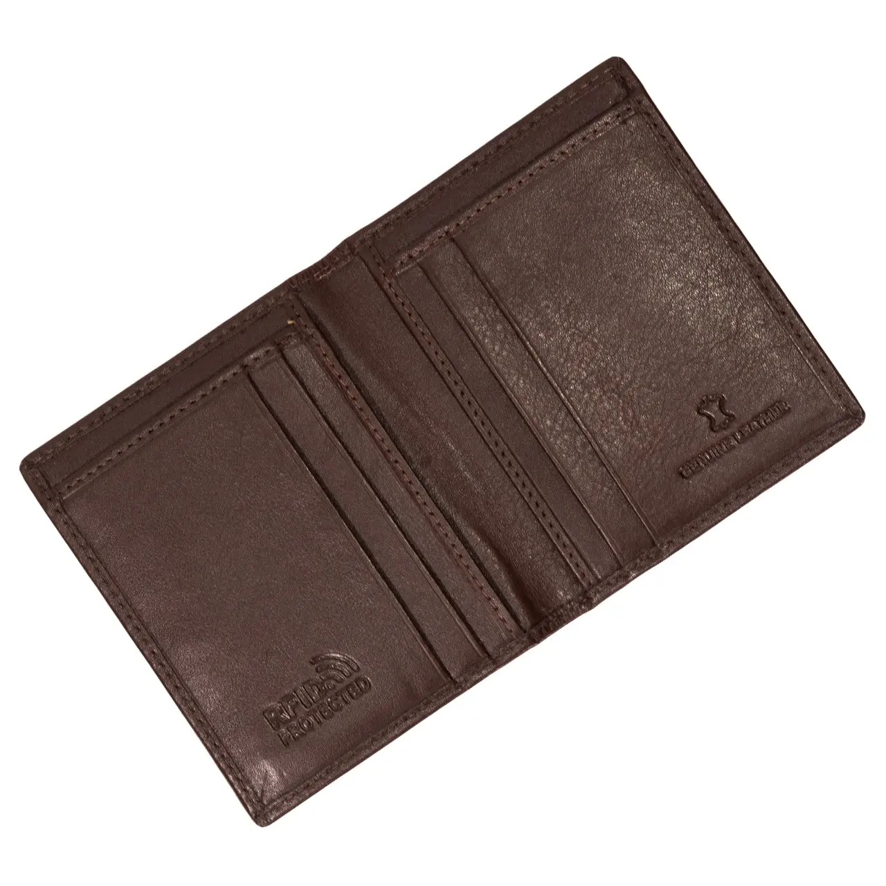 WINGS Cardholder ze skóry naturalnej Brown - Image 3