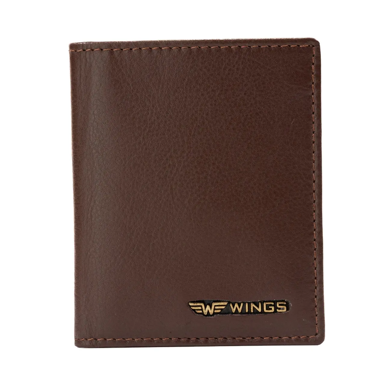 WINGS Cardholder ze skóry naturalnej Brown - Image 4