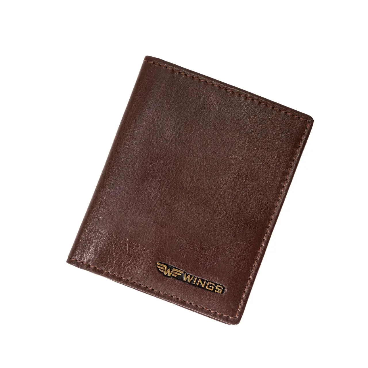 WINGS Cardholder ze skóry naturalnej Brown - Image 5