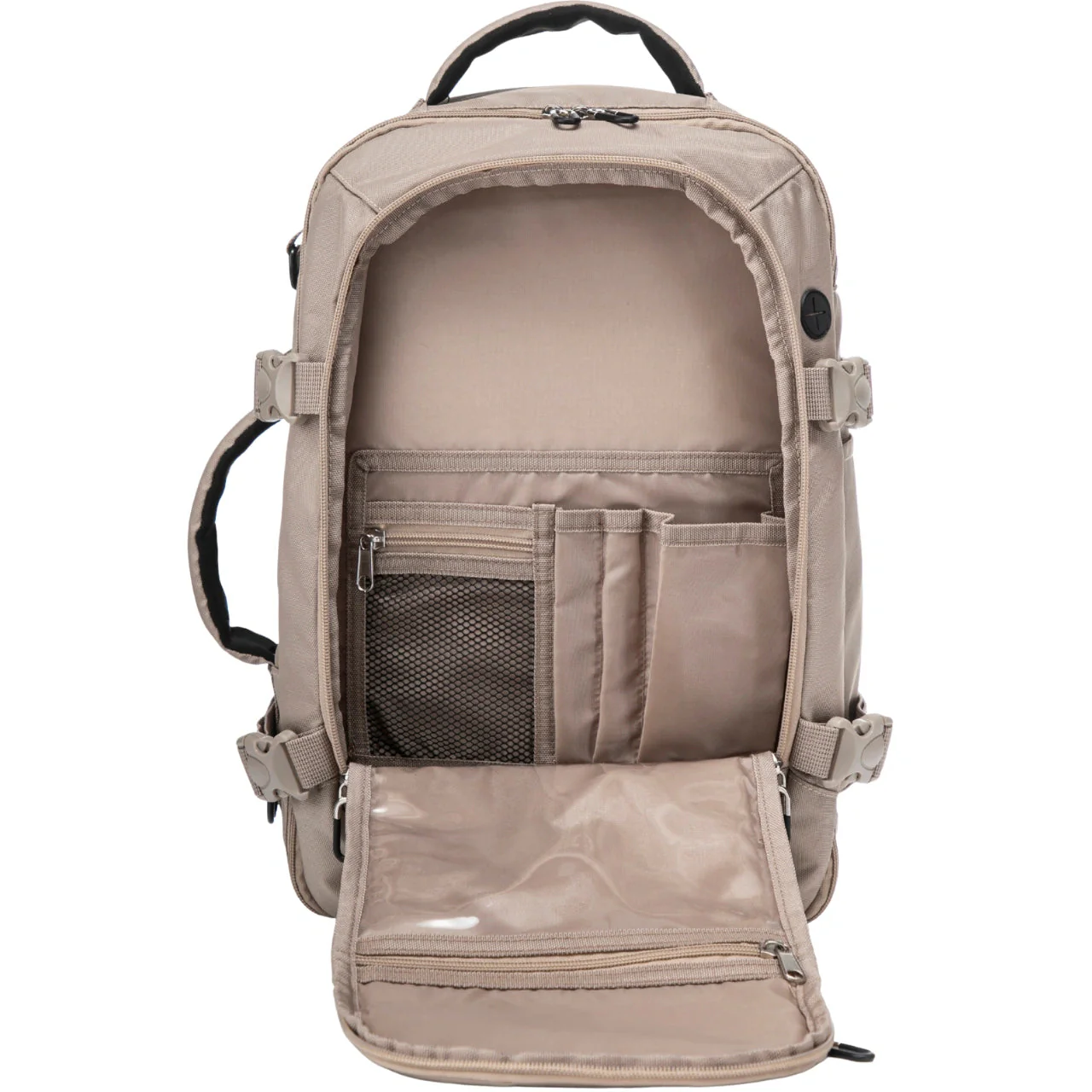 WINGS Kabinowy plecak torba 2w1 Tanager BEIGE - Image 4