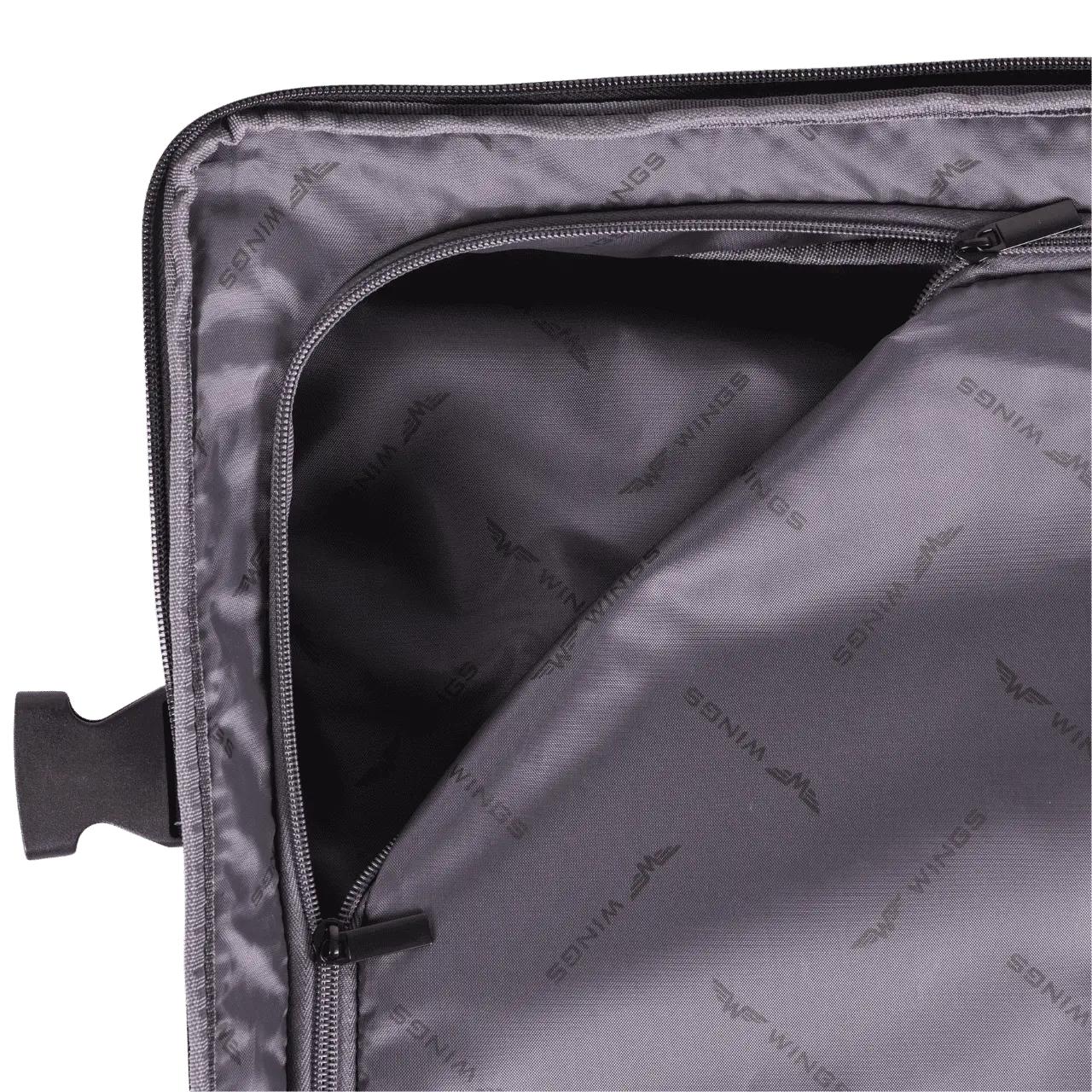 WINGS Komplet walizek miękkich 4w1 STORK Grey - Image 15
