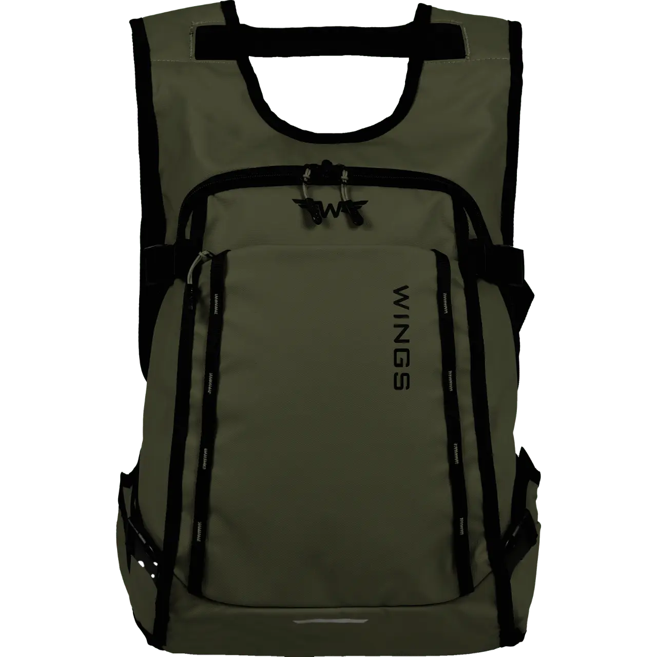 WINGS Komplet walizek miękkich 7w1 ROOK dark green - Image 5