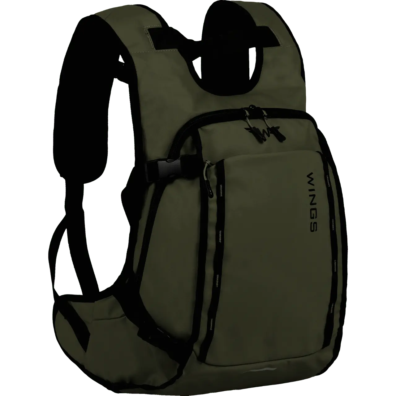 WINGS Komplet walizek miękkich 7w1 ROOK dark green - Image 7
