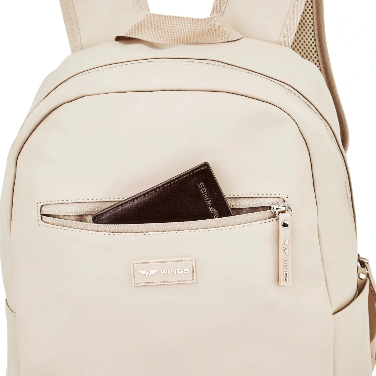 WINGS Plecak miejski ergonomiczny wodoodporny TROGON BEIGE - Image 10