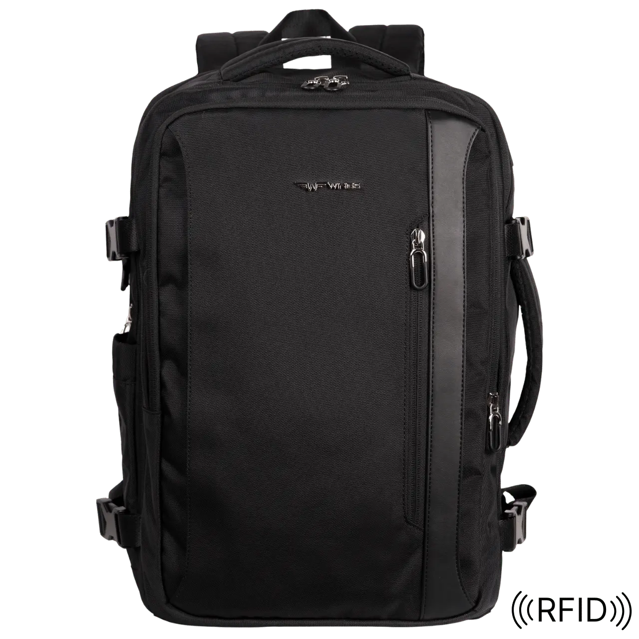 WINGS Plecak wielofunkcyjny SKYLARK poszerzany BLACK - Image 13