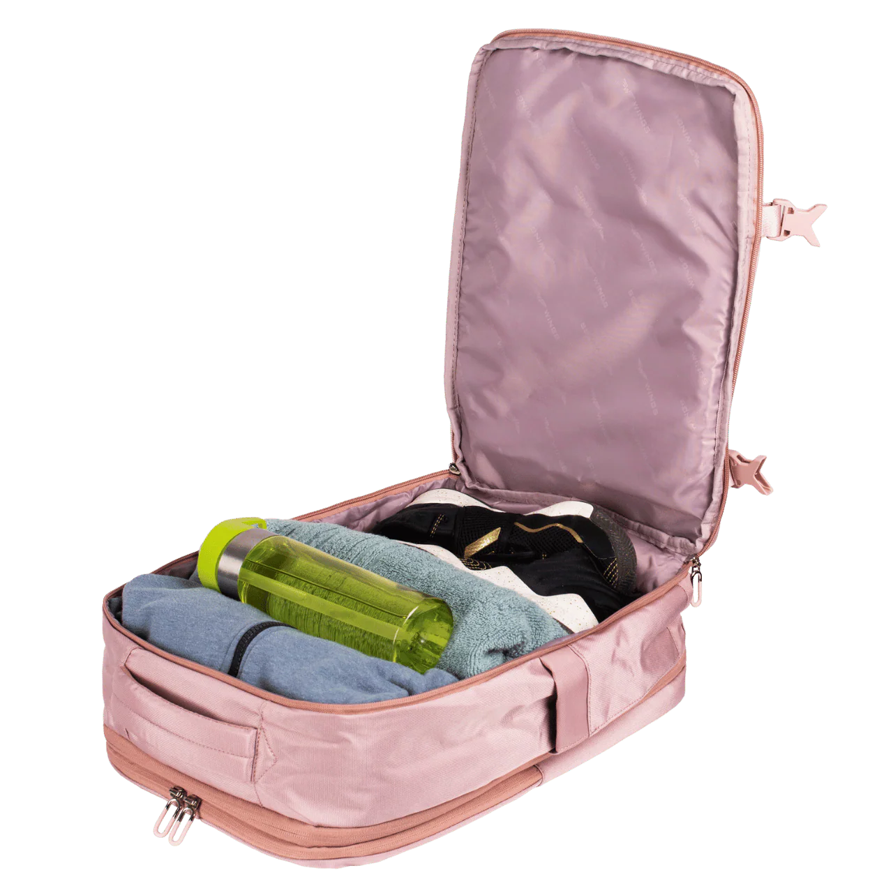 WINGS Plecak wielofunkcyjny SKYLARK poszerzany PINK - Image 7