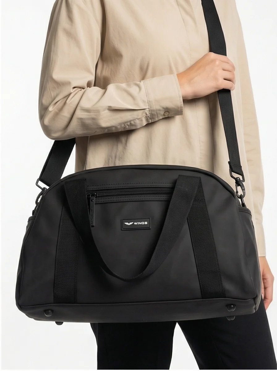 WINGS torba podróżno-sportowa wodoodporna TROGON 20L BLACK - Image 3
