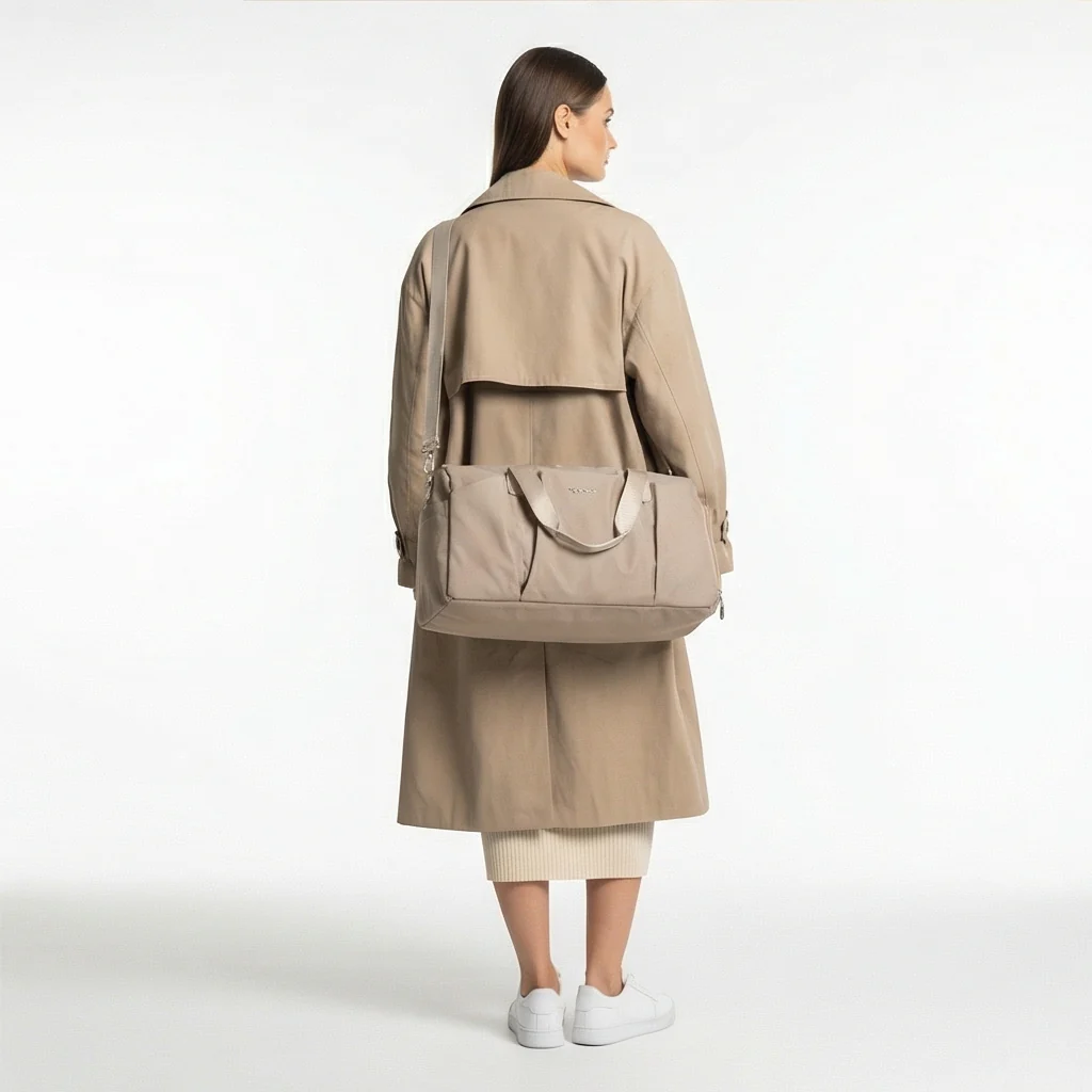 WINGS Torba sportowa SKYLARK beige - Image 4