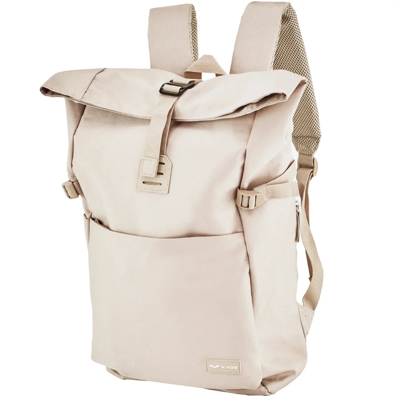 WINGS Zwijany plecak miejski 16L TROGON BEIGE - Image 7