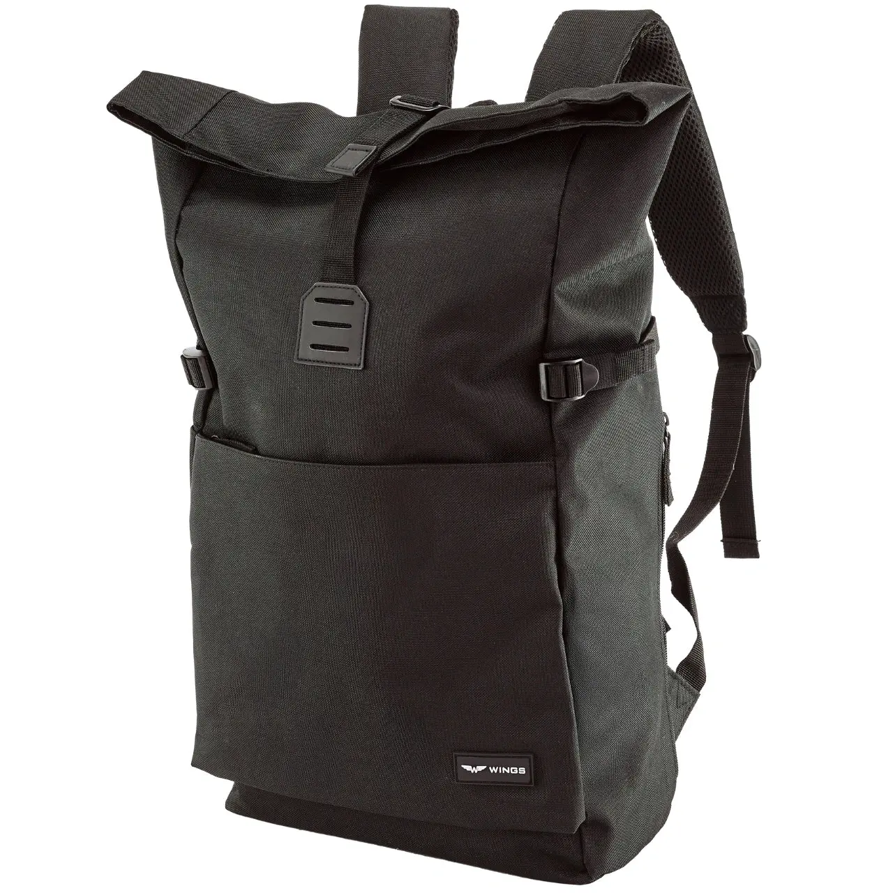 WINGS Zwijany plecak miejski 16L TROGON  BLACK - Image 7