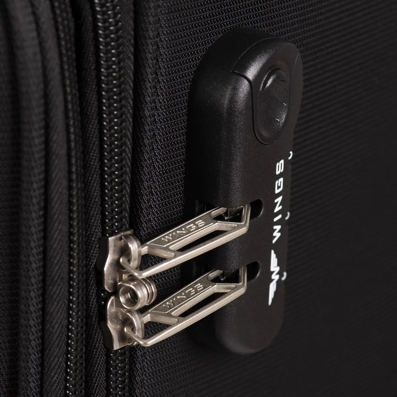 Zestaw 3 walizek DIPPER + torba podręczna Wings BLACK - Image 14