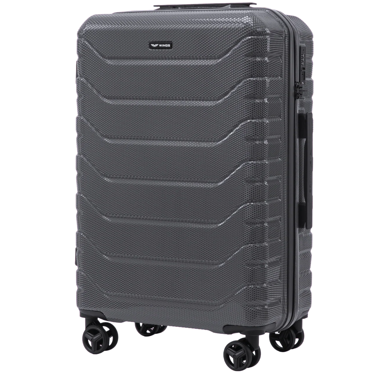 Zestaw 3 walizek Wings CRAKE POLICARBON 100% DARK GREY - Image 6