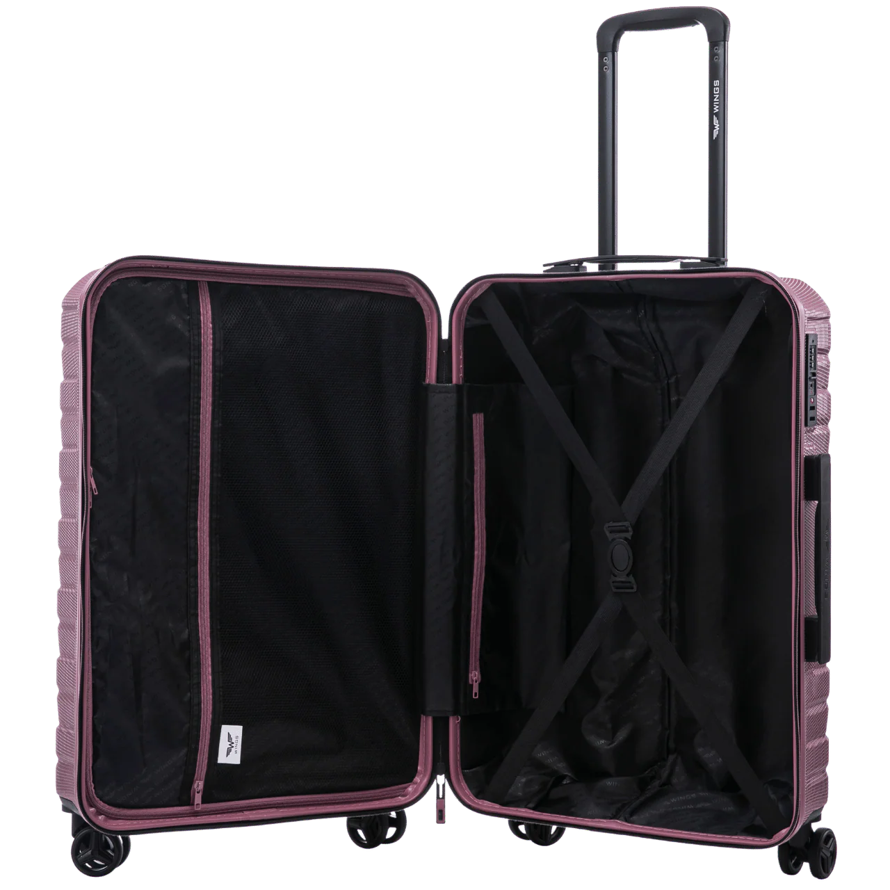 Zestaw 3 walizek Wings CRAKE POLICARBON 100% WINE RED - Image 16