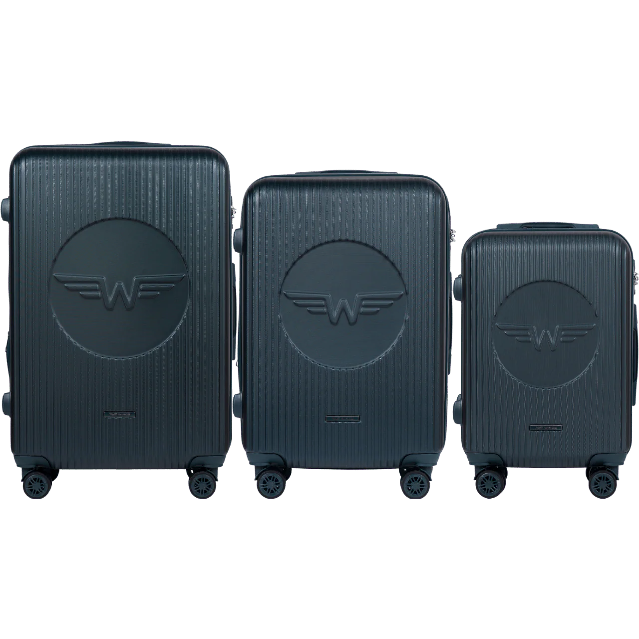 Zestaw 3 Walizek Wings Swallow 3.0 DARK GREEN
