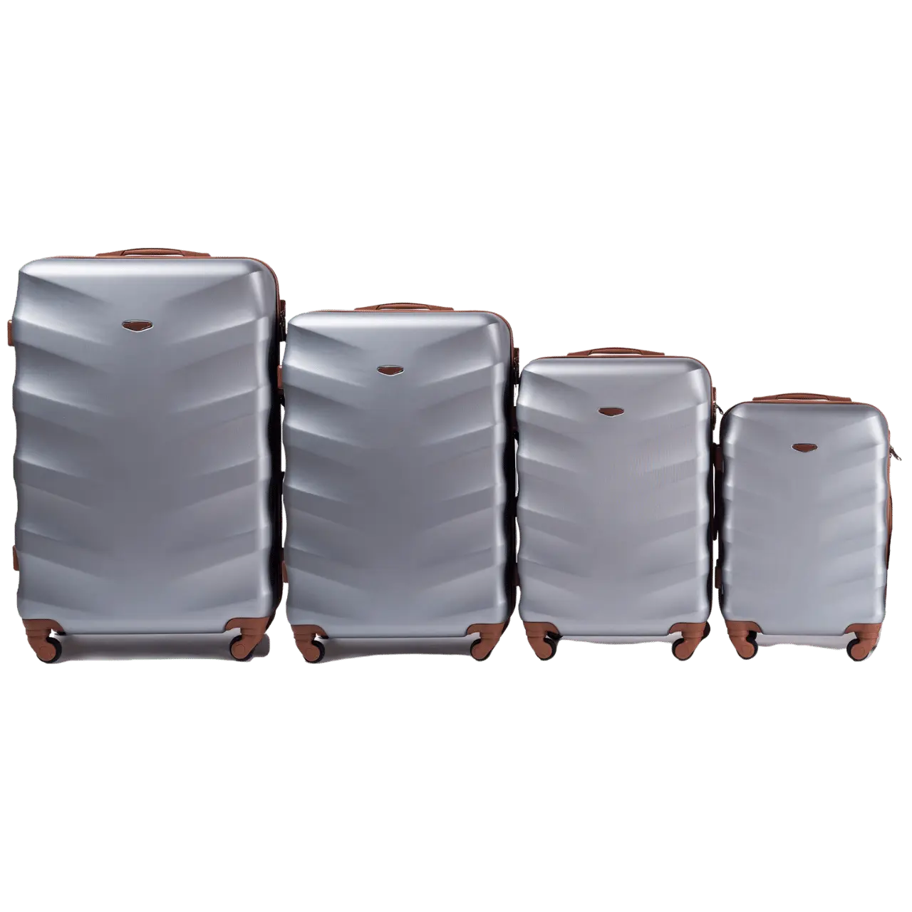 Zestaw 4 walizek Wings Albatross SILVER WHITE