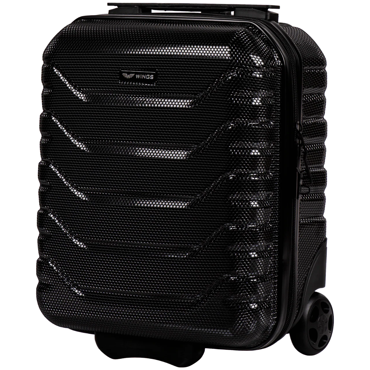 Zestaw 4 walizek Wings CRAKE POLICARBON 100% BLACK - Image 8