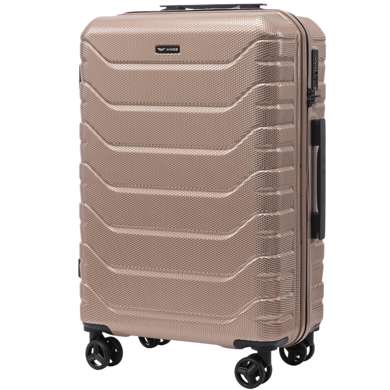 Zestaw 4 walizek Wings CRAKE POLICARBON 100% CHAMPAGNE - Image 4