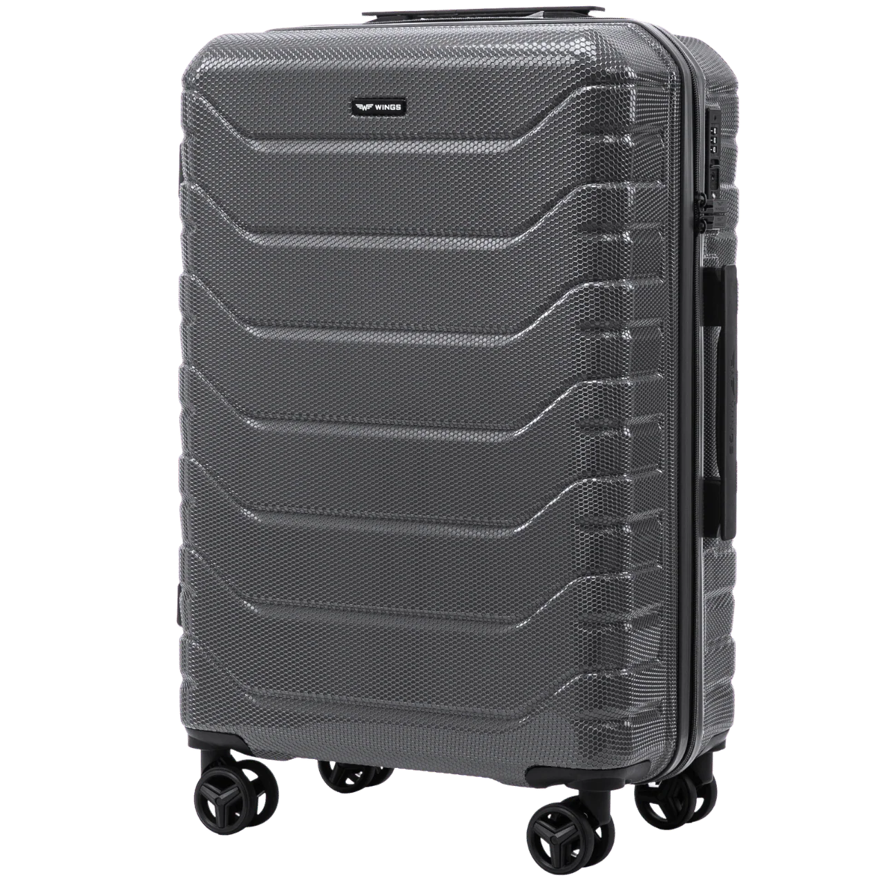 Zestaw 4 walizek Wings CRAKE POLICARBON 100% DARK GREY - Image 4