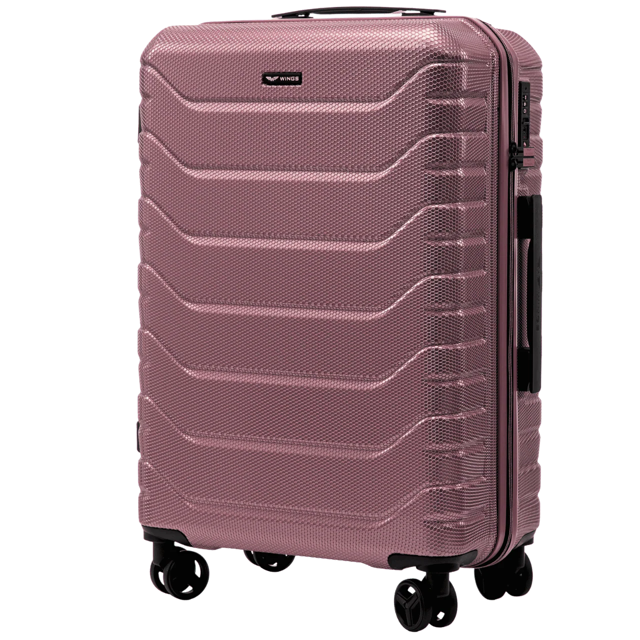 Zestaw 4 walizek Wings CRAKE POLICARBON 100% ROSE GOLD - Image 4