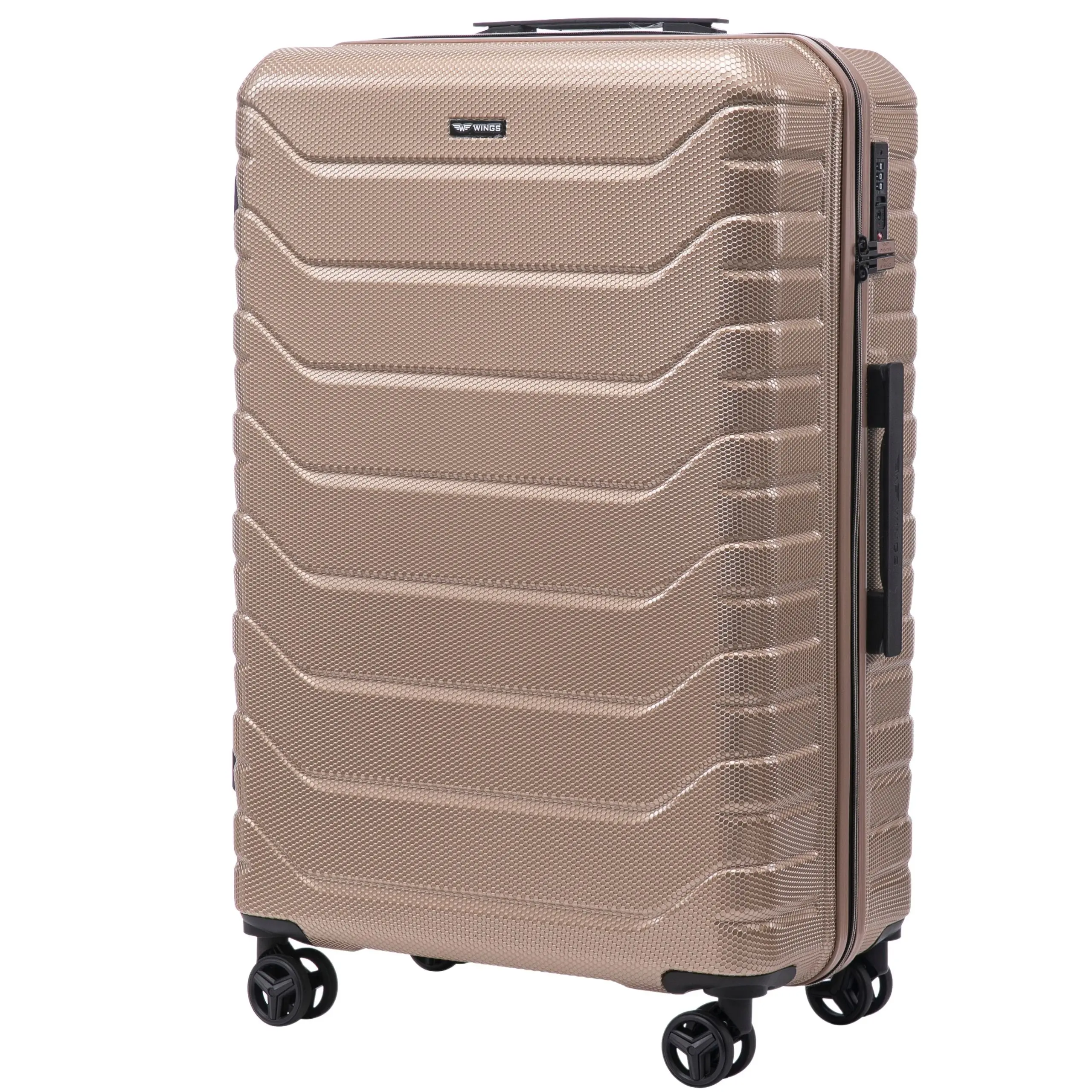 Zestaw 4 walizek Wings CRAKE S/M/L + Kuferek CHAMPAGNE - Image 2