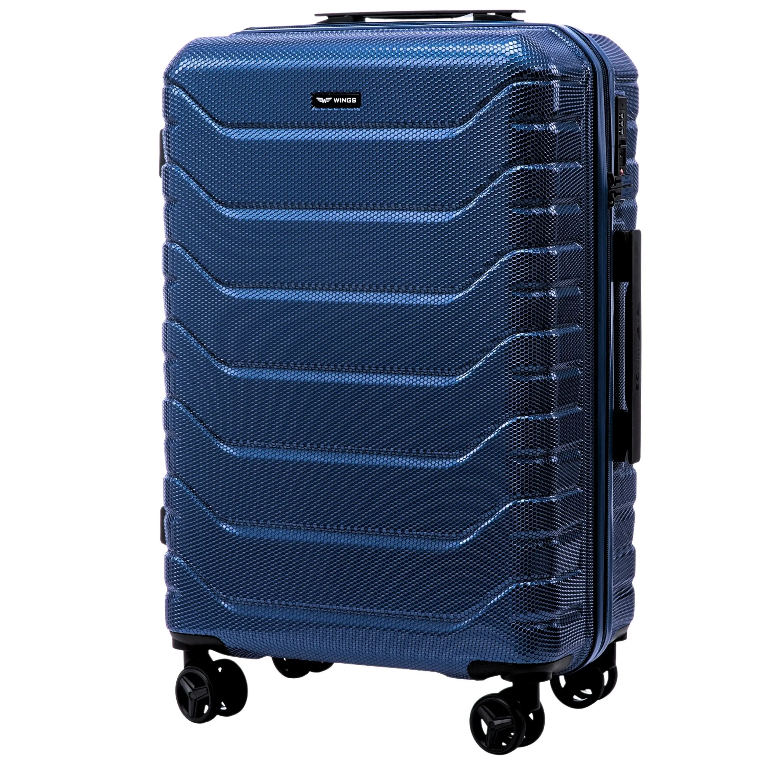 Zestaw 4 walizek Wings CRAKE S/M/L + Kuferek MIDDLE BLUE - Image 3