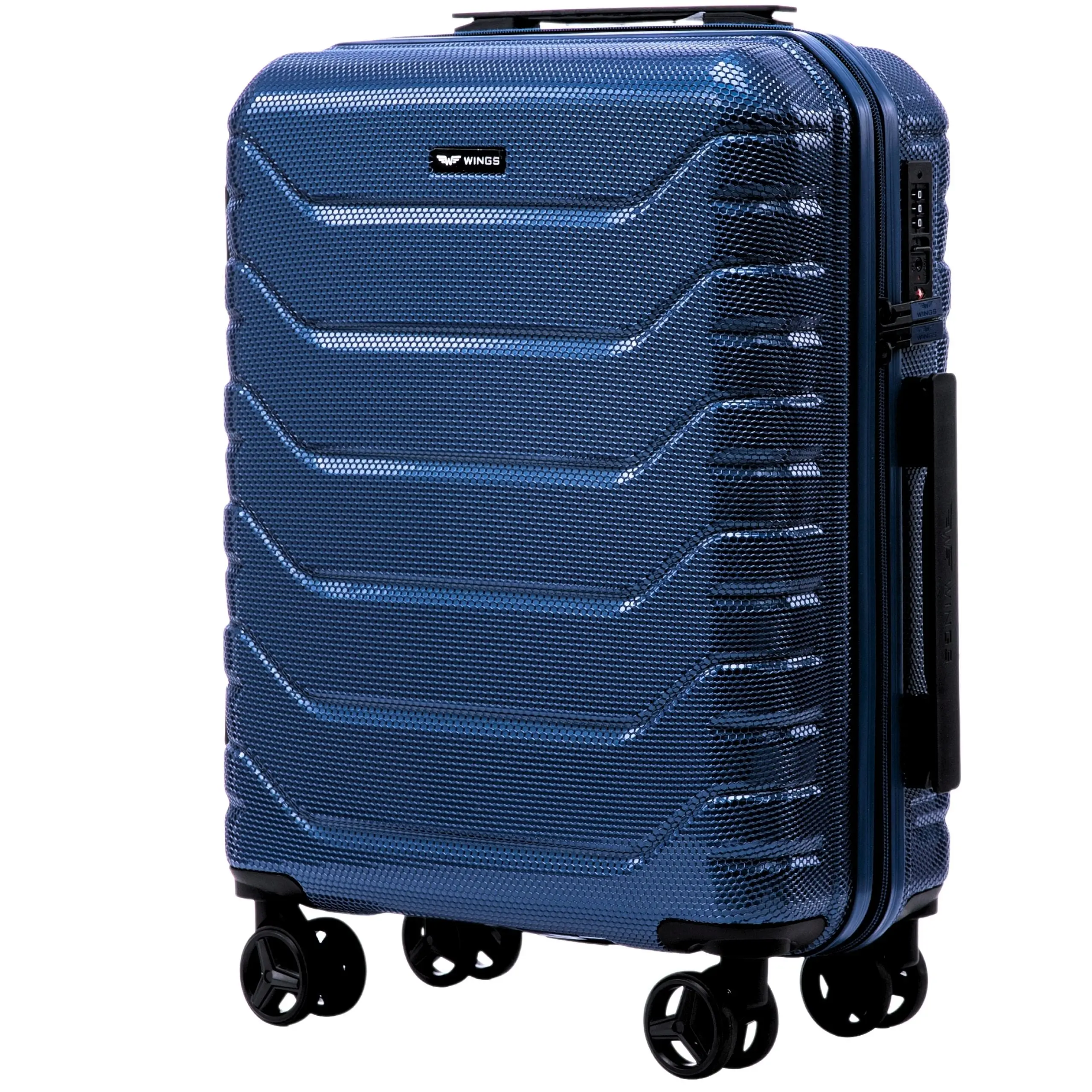 Zestaw 4 walizek Wings CRAKE S/M/L + Kuferek MIDDLE BLUE - Image 4