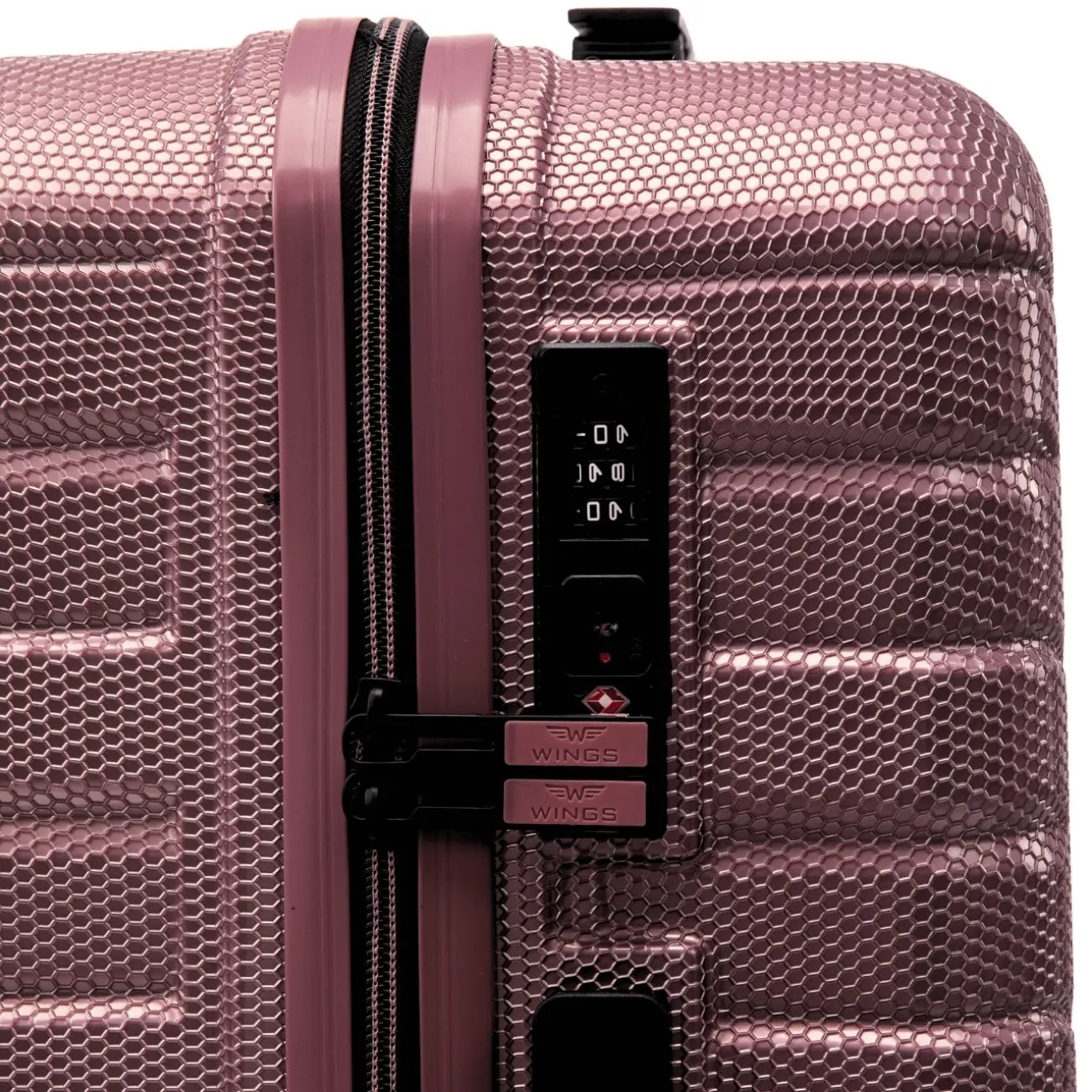 Zestaw 4 walizek Wings CRAKE S/M/L + Kuferek ROSE GOLD - Image 11