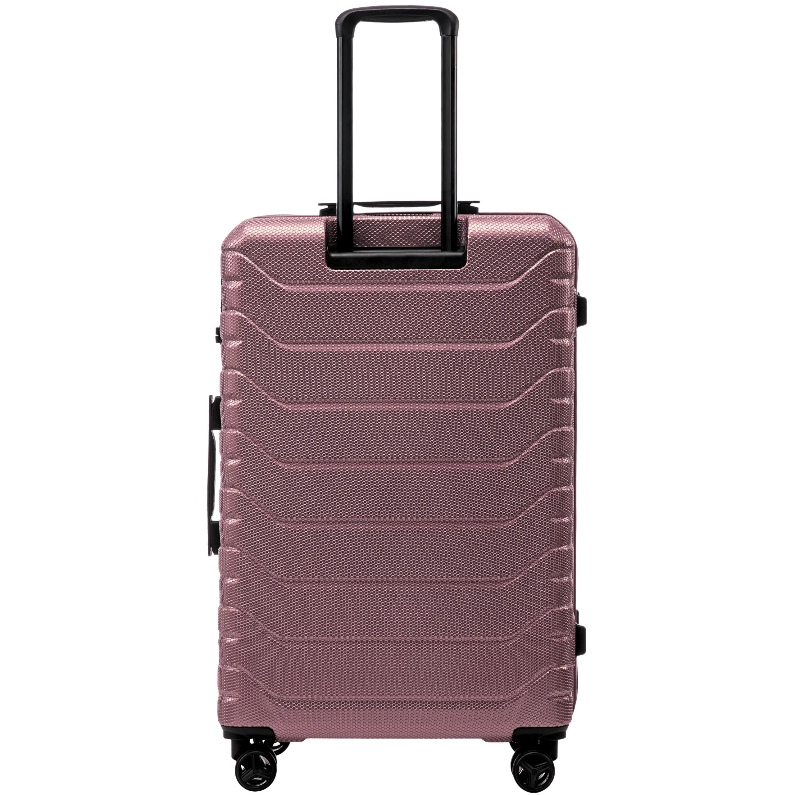 Zestaw 4 walizek Wings CRAKE S/M/L + Kuferek ROSE GOLD - Image 6