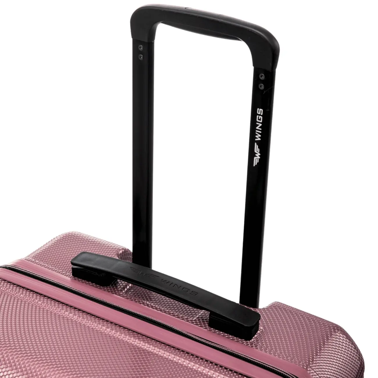 Zestaw 4 walizek Wings CRAKE S/M/L + Kuferek ROSE GOLD - Image 9
